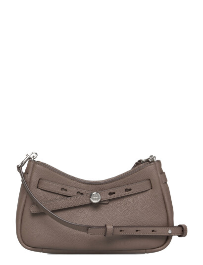 Tory Burch Romy Zip Top Crossbody - Grey - ONE SIZE Tory Burch Romy Zip Top Crossbody - Grey - ONE SIZE