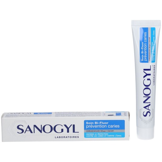 Calcium Tandpasta SANOGYL Bi-Fluor Cavity Prevention Care 75ml Calcium Tandpasta SANOGYL Bi-Fluor Cavity Prevention Care 75ml