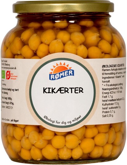 Rømer Kikerter i Vann 660g