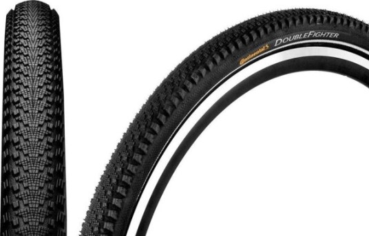 Continental Tire Doublefighter Iii (37-622), 28, 700 X 35C, Svart, Universal Med Perler