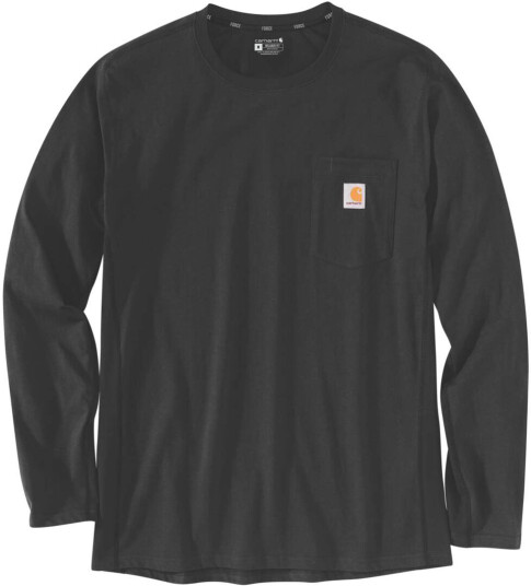Carhartt Force Flex Pocket Longsleeve skjorte S Svart Carhartt Force Flex Pocket Longsleeve skjorte S Svart