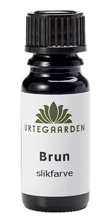 Urtegaarden Brun Slikfarve 10ml