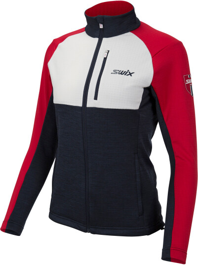Swix Infinity Midlayer Jacket Dame Norwegian Mix L