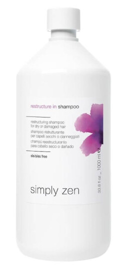 Simply Zen Restructure Shampoo 1000 ml for Skadet og Tørt Hår Simply Zen Restructure Shampoo 1000 ml for Skadet og Tørt Hår