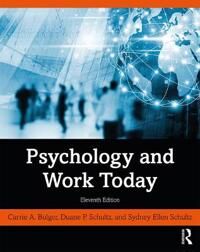 Psychology And Work Today Av Carrie A. Bulger, Sydney Ellen Schultz, Duane P. (University Of South Florida Usa) Schultz