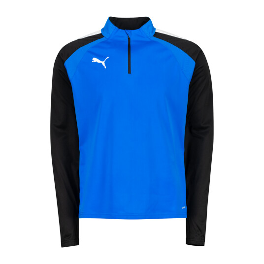 Puma teamLIGA 1/4 Zip Top, treningsgenser herre S electric blue lemona