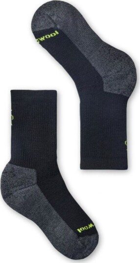 Smartwool Kids' Hike Full Cushion Crew Socks 26-28, Black Smartwool Kids' Hike Full Cushion Crew Socks 26-28, Black