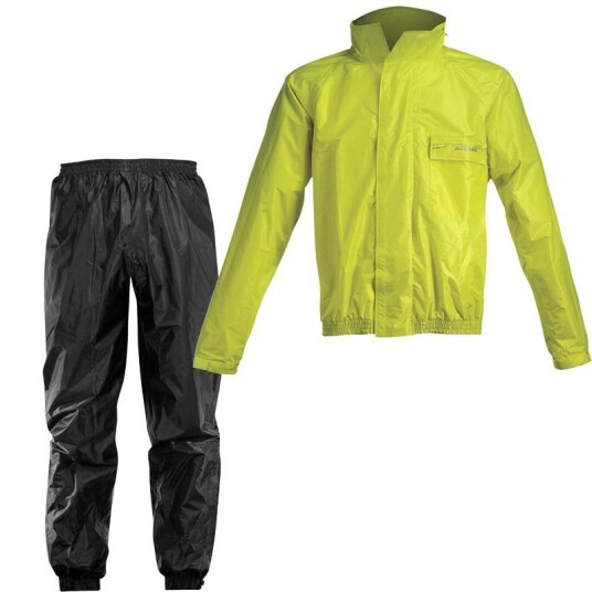Acerbis Logo 2-delt regndress XS Svart Gul