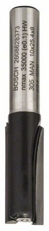 Bosch Notfres 8 mm med 12 mm diameter og 51 mm lengde for overfres
