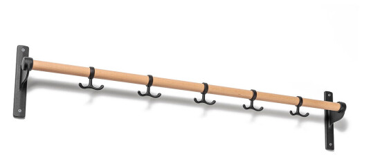 Essem Design Nostalgi knagglist eik, svart Essem Design Nostalgi knagglist eik, svart