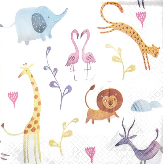 Havi Havi Napkin Fanni   White   33X33CM