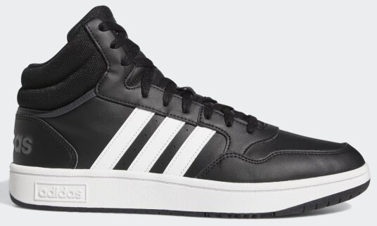 Adidas Hoops 3.0 Mid A0qm Cblack/Ftwwht/Gresix 42 2/3 Adidas Hoops 3.0 Mid A0qm Cblack/Ftwwht/Gresix 42 2/3
