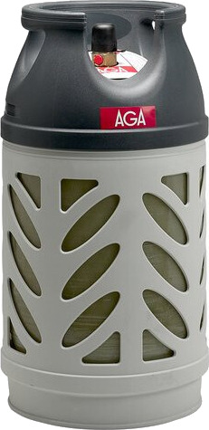 Aga Propan flaske u/gass kompositt 10kg Aga Propan flaske u/gass kompositt 10kg