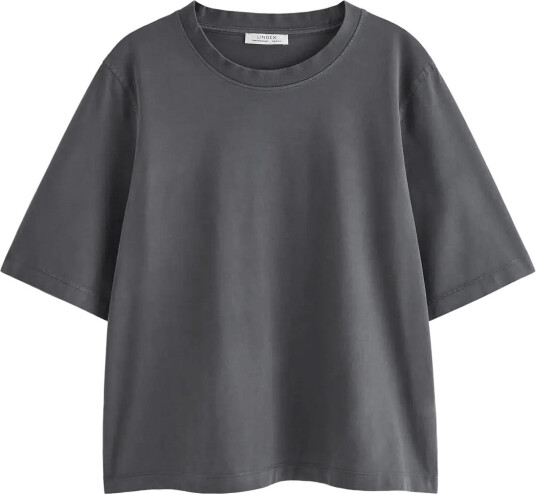 Lindex Oversized T Shirt In Washed Cotton Grey L Lindex Oversized T Shirt In Washed Cotton Grey L