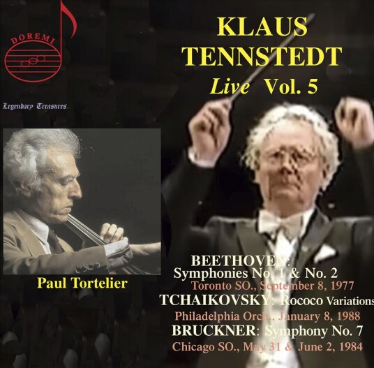 Paul Tortelier  Klaus Tennstedt Live Vol. 5  CD