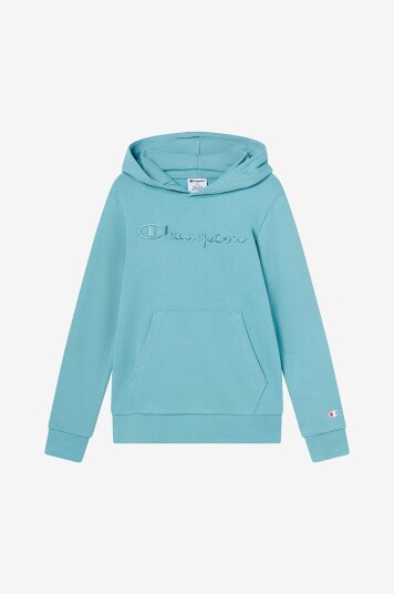 Champion Hettegenser Icons Tonal Hoodie With Large Logo Blå
