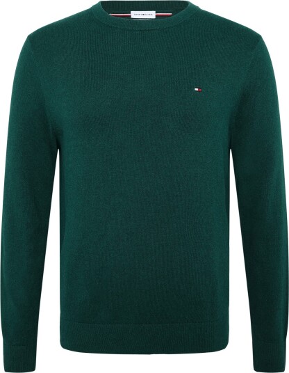 Tommy Hilfiger Pima Org Ctn Cashmere Crew Neck Green S Tommy Hilfiger Pima Org Ctn Cashmere Crew Neck Green S