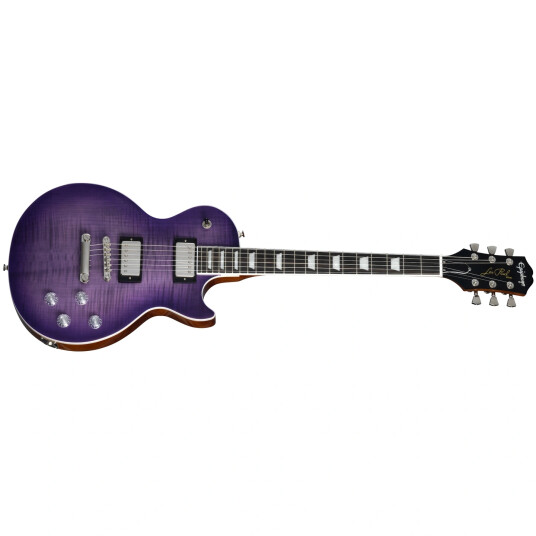 Epiphone Les Paul Modern Figured Purple Burst Inkl Premium Gig Bag