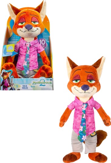 Disney Zootropolis Kosedyr Nick Wilde 35 cm