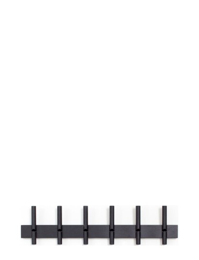 We Do Wood Reces Knagerække, Sort - Black - L:78CM x 78 We Do Wood Reces Knagerække, Sort - Black - L:78CM x 78