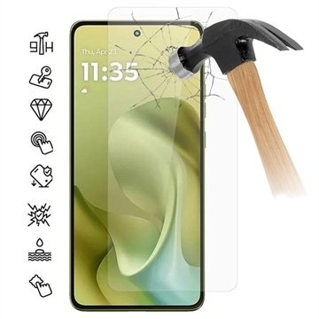 Motorola Moto G86 Beskyttelsesglass   9H   Case Friendly Gjennomsiktig