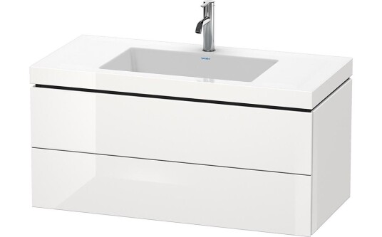 Duravit L-Cube Servantskap m/2 skuffer 1000x500x480 mm Hvit Høyglans Lakk