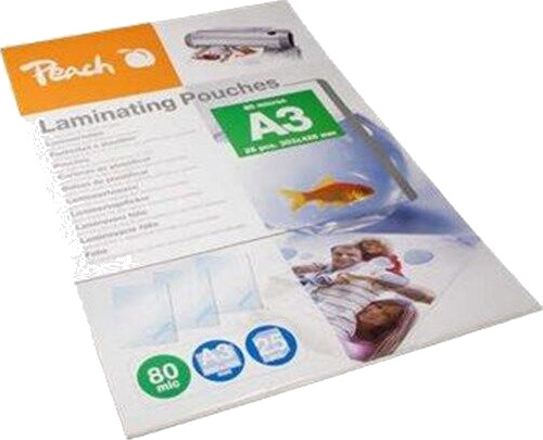 Peach - 25-pack - A3 - lamination pouches Peach - 25-pack - A3 - lamination pouches