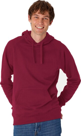 Neutral Organic   Mens Hooded Sweat Bordeaux