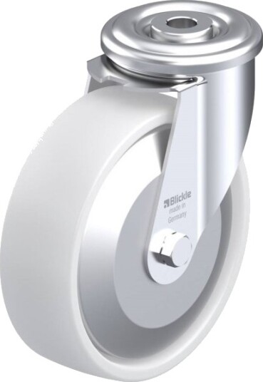 Blickle 739879 Ler-Po 125Ka-Fa Hjul, Hjuldiameter 125 Mm, Bæreevne (Maks.) 150 Kg, 1 Stk