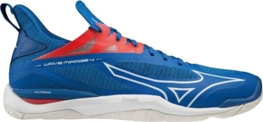 Mizuno Wave Mirage 4 Unisex French Blue/White/Ignition Red 42.5