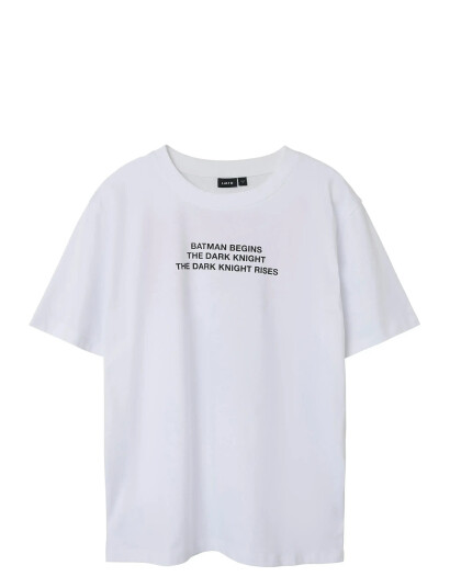 LMTD Nlmdux Batman L Ss Top Wab White 146 152