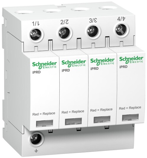 Schneider Electric A9L40400 Overspenningsvern mot indirekte nedslag iPRD 40R 4 ledere uten kontakt Stikkontakter & kabler