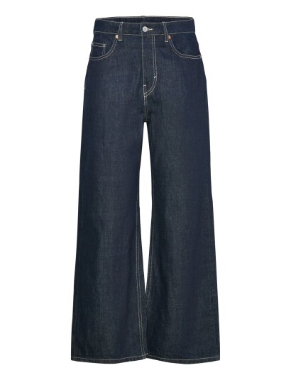 Weekday Missy Low Rise Loose Straight Leg Jeans Navy 27 x 32