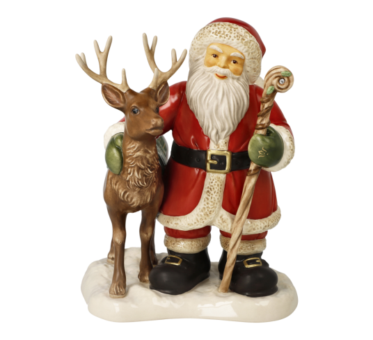 Julenisse Santa And The King Of The Woods LTD 1999 stk 24,5 cm