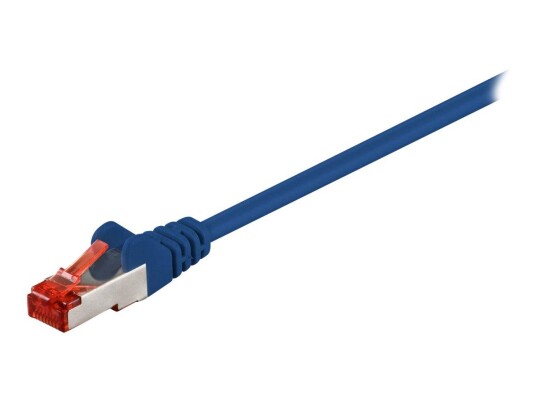 MicroConnect nettverkskabel - 15 cm - blå
