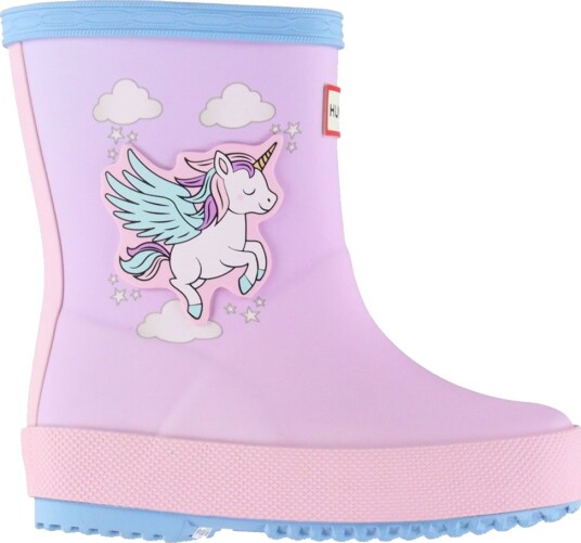 Hunter Gummistøvler   Kids First   Blue Frost/Parfait Pink   Hunter   29   Gummistøvler Blå Lilla Rosa
