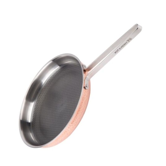 Vargen & Thor - Modell Yb stekepanne 28 cm hamret kobber Vargen & Thor - Modell Yb stekepanne 28 cm hamret kobber