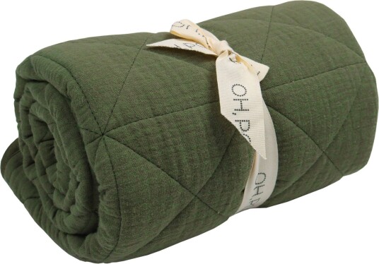 Oh Poppy! Alba  Kviltet Teppe Forest Green