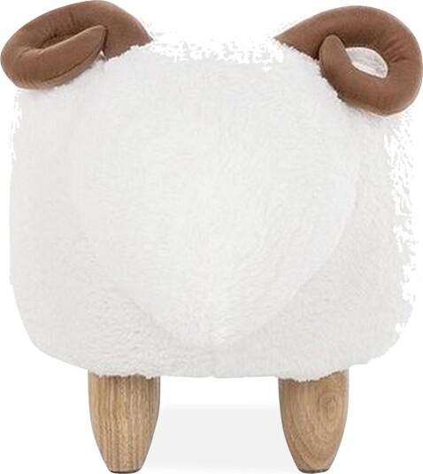 Kobara Sittepuff Hvit