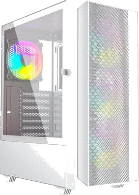 Gembird Fornax 4000 - mid tower - ATX - Kabinett - Tower - Hvit Gembird Fornax 4000 - mid tower - ATX - Kabinett - Tower - Hvit