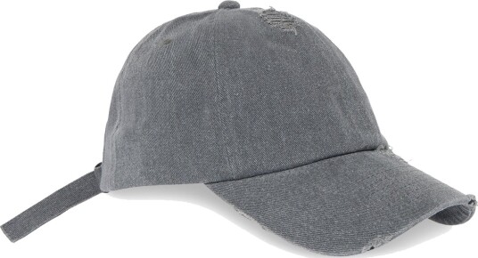 Upfront Whisper Soft Classic Baseball Cap Grey ONE SIZE