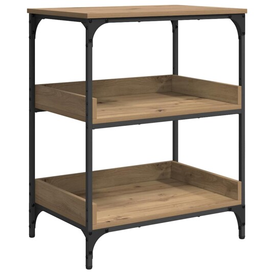 vidaXL Kjøkkenvogn Artisan Eik 60 x 41 x 80.5 cm Konstruert tre
