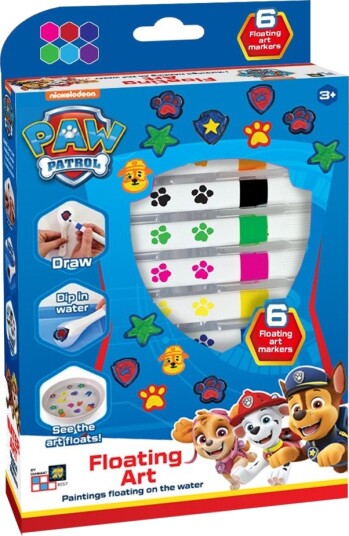 Paw Patrol AM-8057 Flytende Kunsttusjer 6 Farger 3+ År Paw Patrol AM-8057 Flytende Kunsttusjer 6 Farger 3+ År