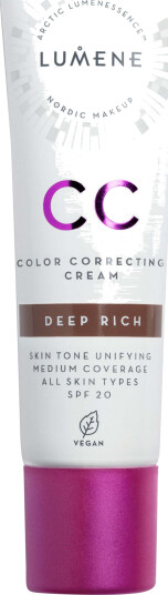 Lumene CC Color Correcting Cream SPF 20 Deep Rich