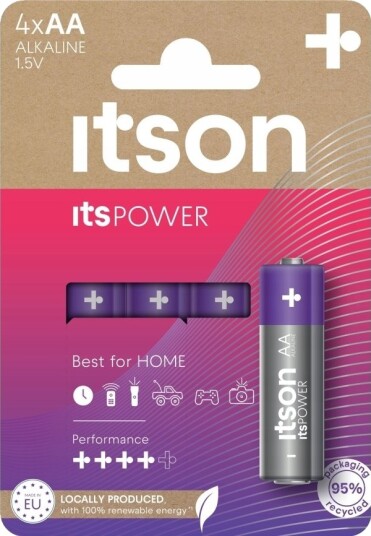 Itson På Sitt Power-Batteri Alkalisk Lr6ipo/4Cp LR6IPO/4CP Itson På Sitt Power-Batteri Alkalisk Lr6ipo/4Cp LR6IPO/4CP