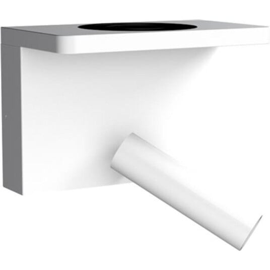 Bedside vegglampe 3W 2700 Kelvin med trådløs hurtig lader og USB A og C Hvit Bedside vegglampe 3W 2700 Kelvin med trådløs hurtig lader og USB A og C Hvit