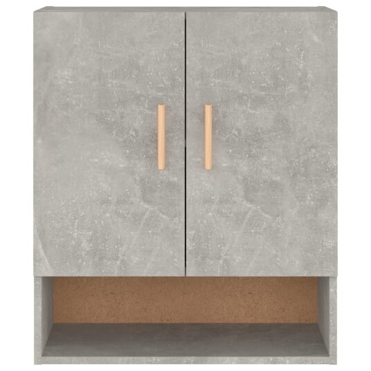 vidaXL Veggskap betonggrå 60x31x70 cm konstruert tre
