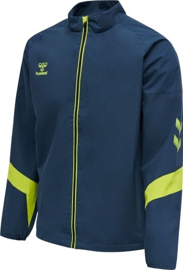Hummel Lead Treningsjakke   Navy/Grønn Barn størrelse 152 cm