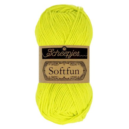 Scheepjes Softfun Garn Unicolor 2641 Citrus Lim Scheepjes Softfun Garn Unicolor 2641 Citrus Lim