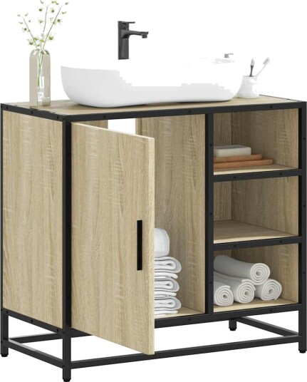  Servantskap sonoma eik 65x33x60 cm konstruert tre 8721102843440